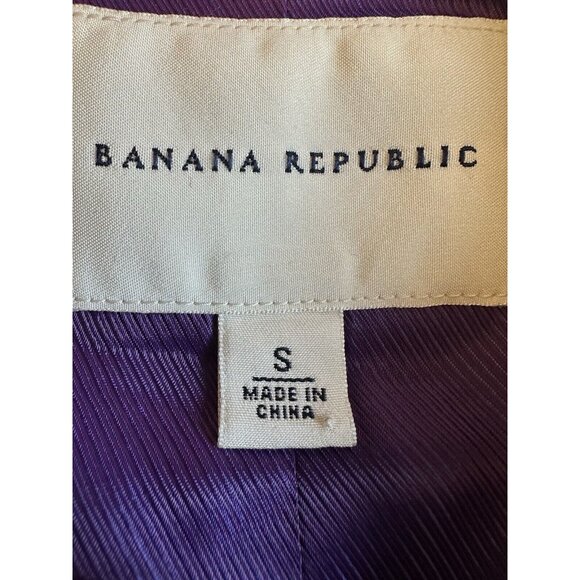 BANANA REPUBLIC‎ Womens Small Pink Double Breasted WOOL Blend Pea Coat Jacket - Picture 5 of 11